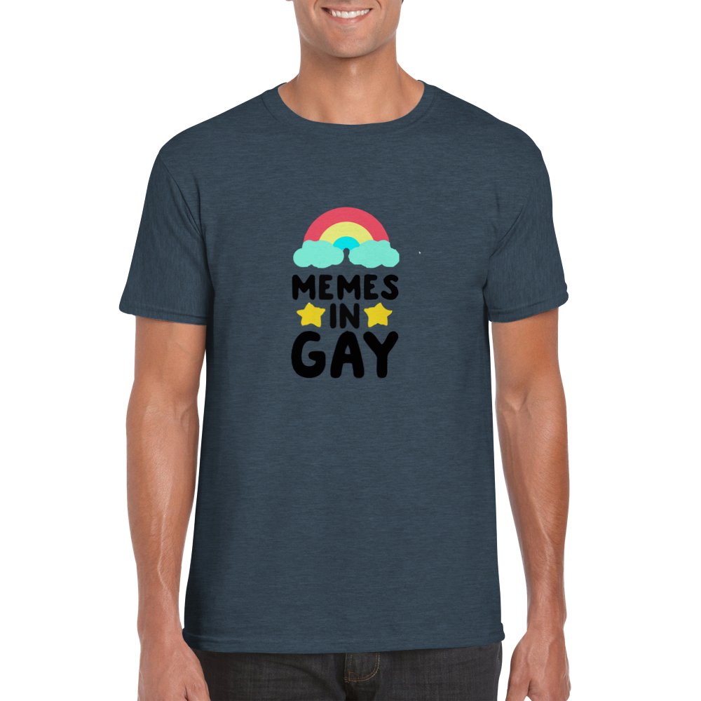 *Memes in Gay* - Classic Unisex Crewneck T - shirt - D.T III | Design & Photography