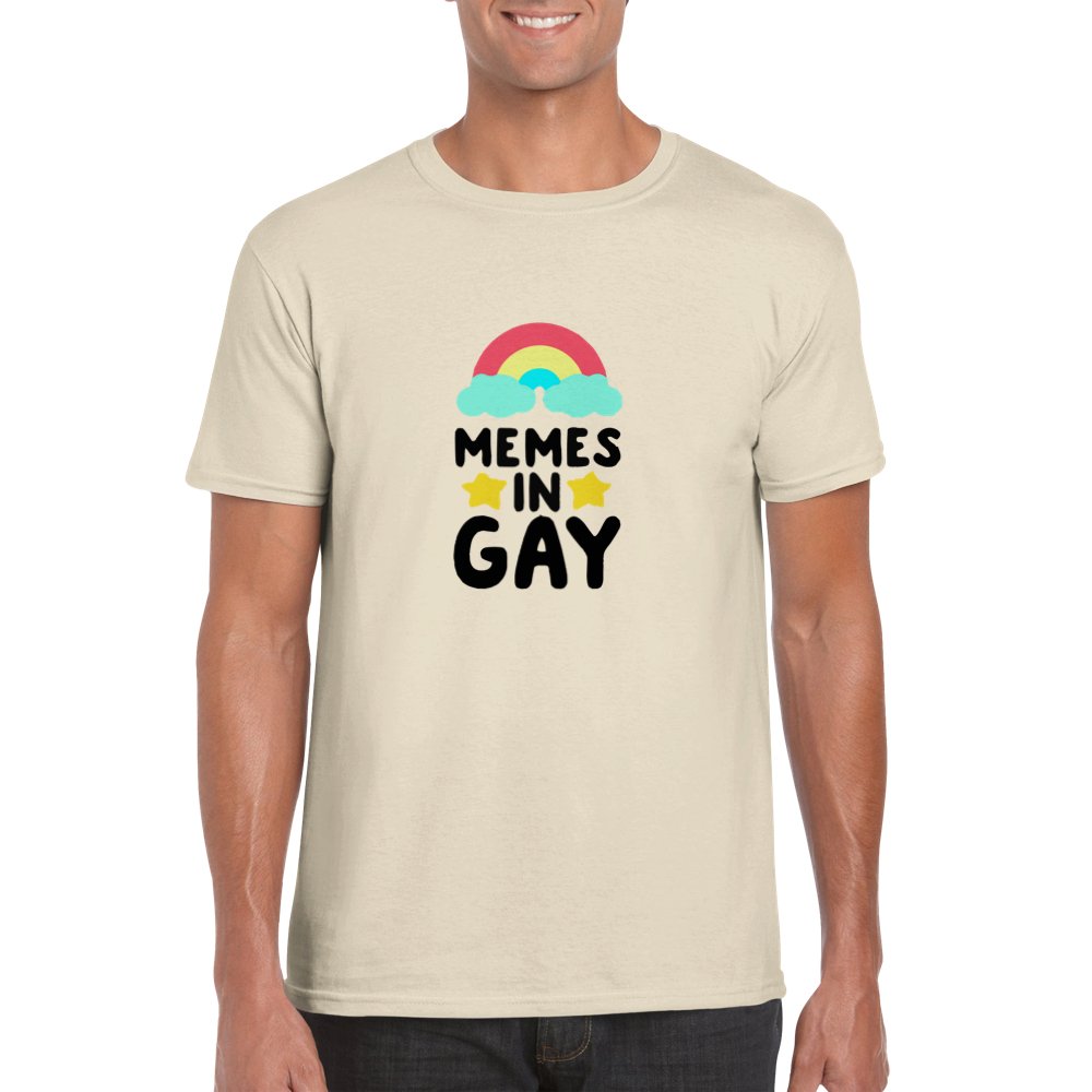 *Memes in Gay* - Classic Unisex Crewneck T - shirt - D.T III | Design & Photography