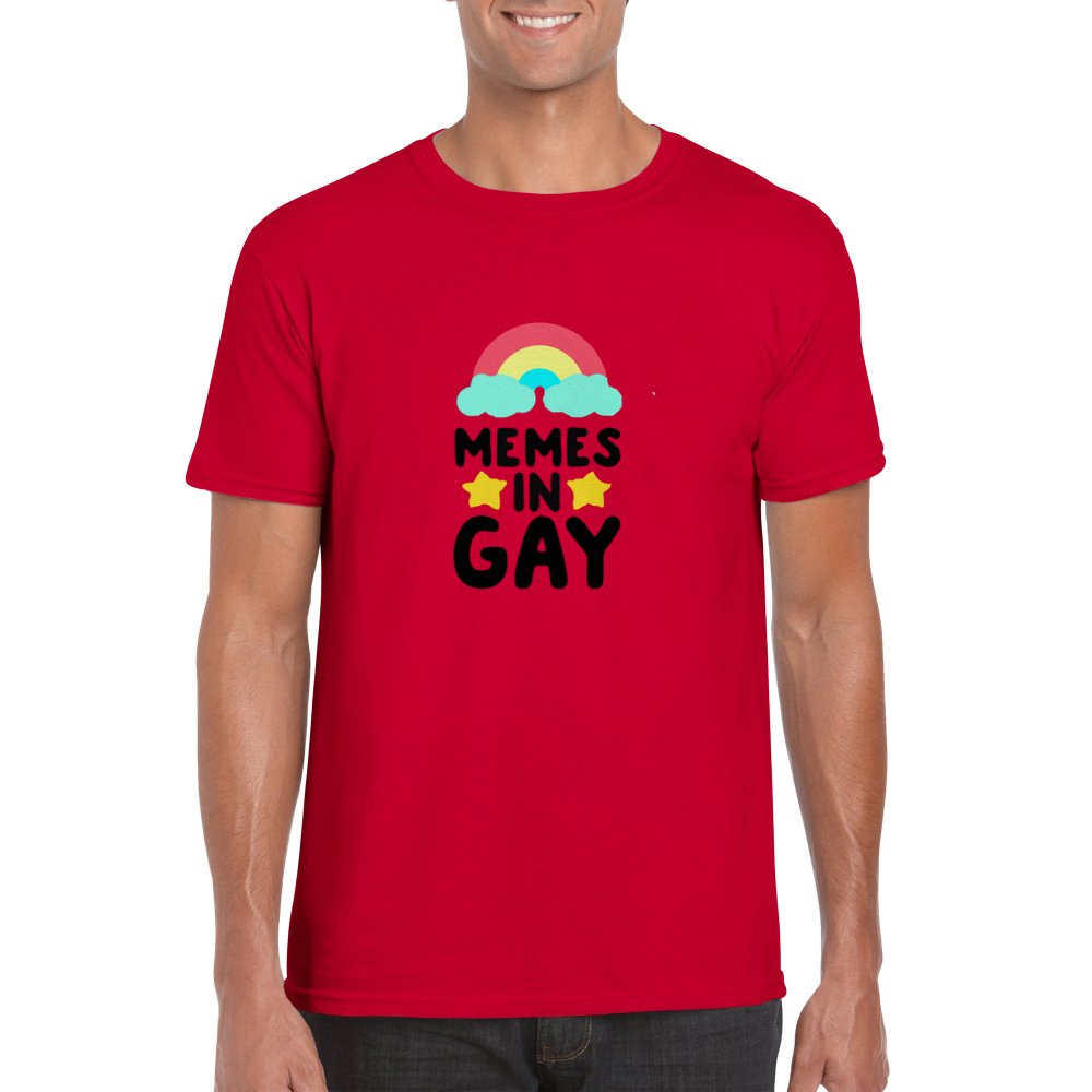 *Memes in Gay* - Classic Unisex Crewneck T - shirt - D.T III | Design & Photography