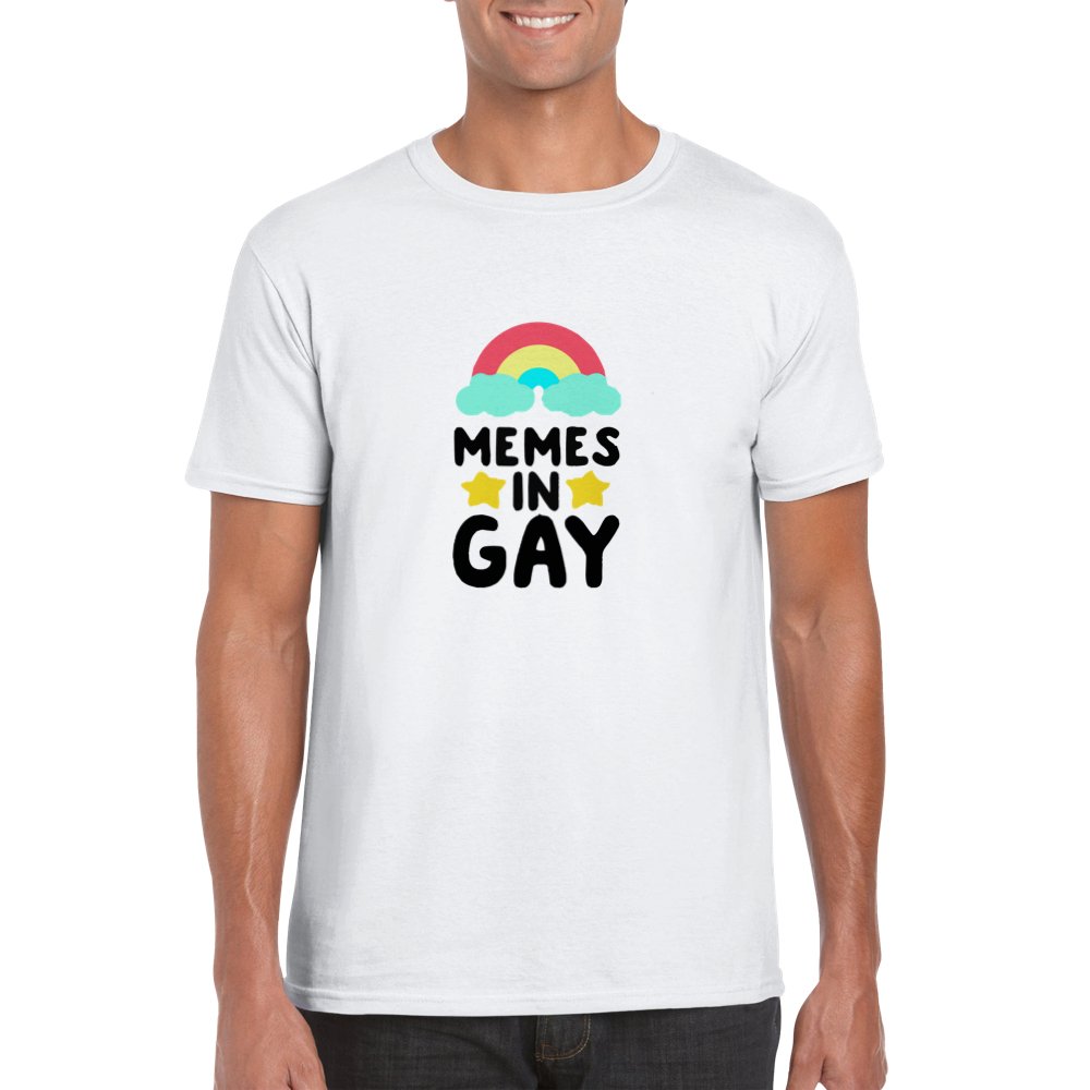 *Memes in Gay* - Classic Unisex Crewneck T - shirt - D.T III | Design & Photography