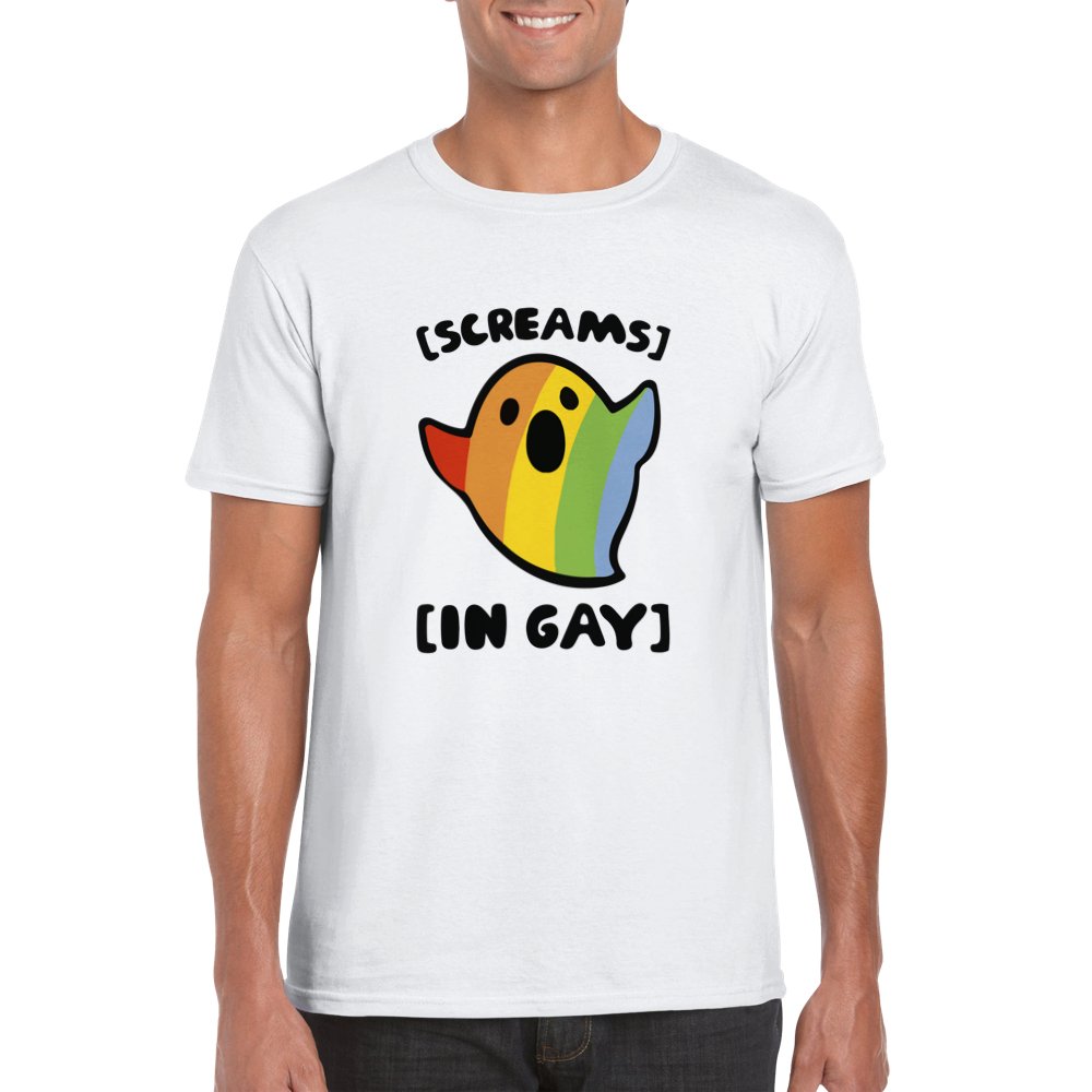 *Screams* [ in gay ] - Classic Unisex Crewneck T - shirt - D.T III | Design & Photography