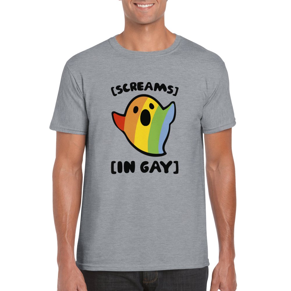 *Screams* [ in gay ] - Classic Unisex Crewneck T - shirt - D.T III | Design & Photography