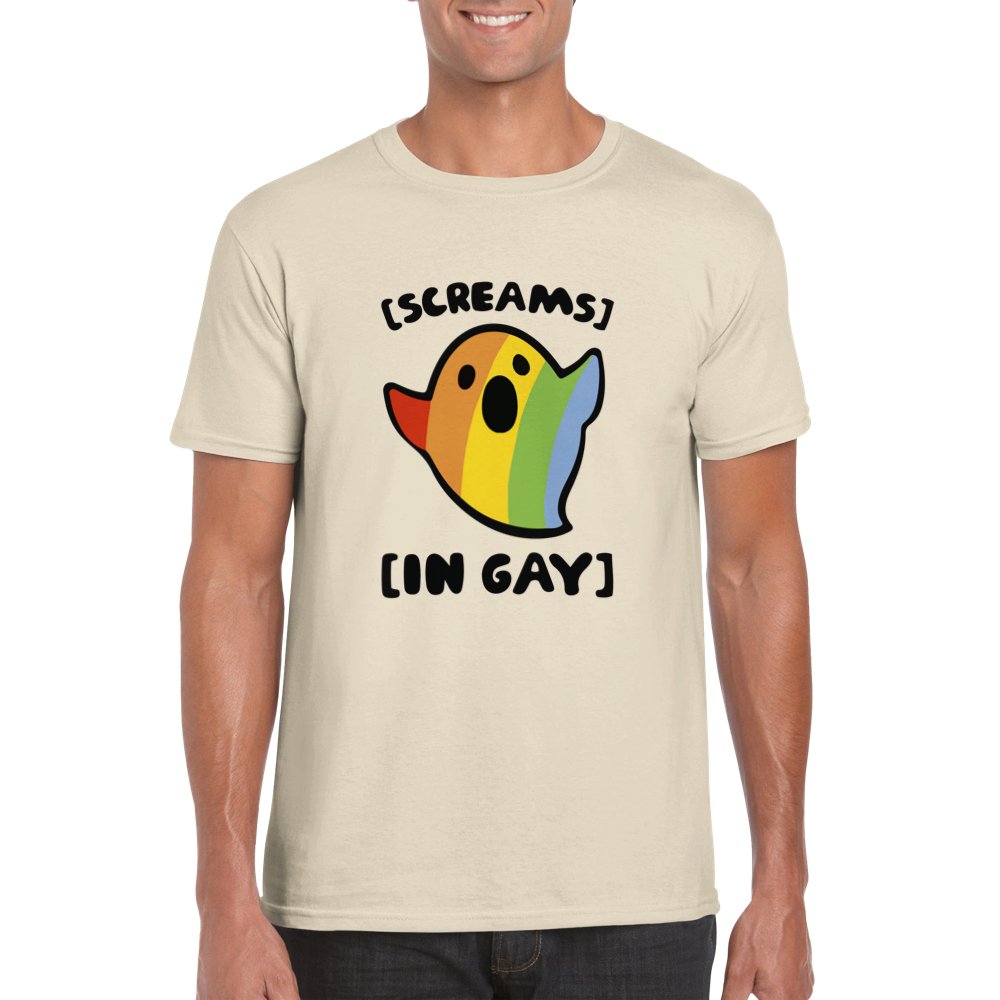 *Screams* [ in gay ] - Classic Unisex Crewneck T - shirt - D.T III | Design & Photography