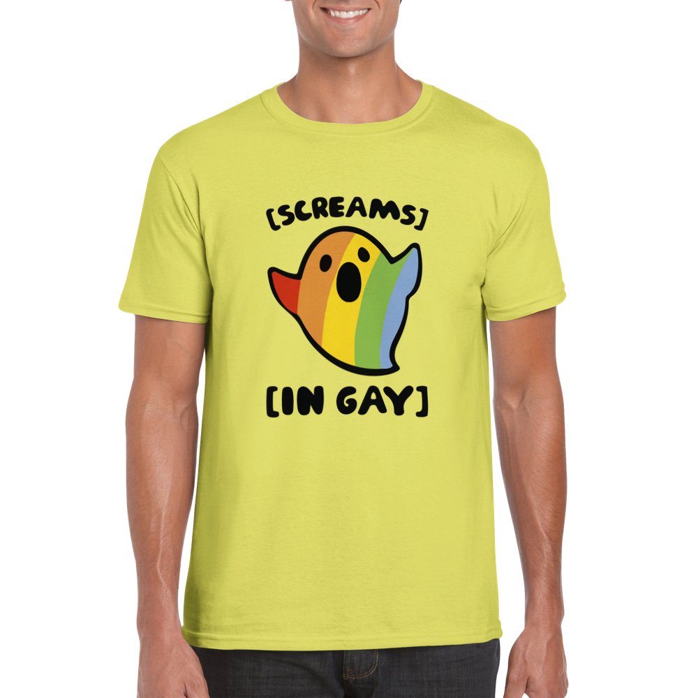 *Screams* [ in gay ] - Classic Unisex Crewneck T - shirt - D.T III | Design & Photography