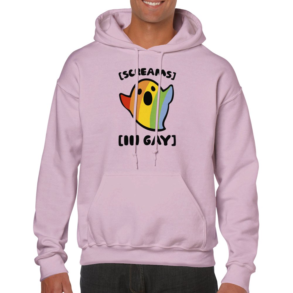 *Screams* [ in gay ] - Classic Unisex Pullover Hoodie - D.T III | Design & Photography