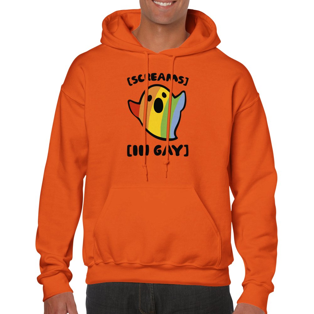 *Screams* [ in gay ] - Classic Unisex Pullover Hoodie - D.T III | Design & Photography