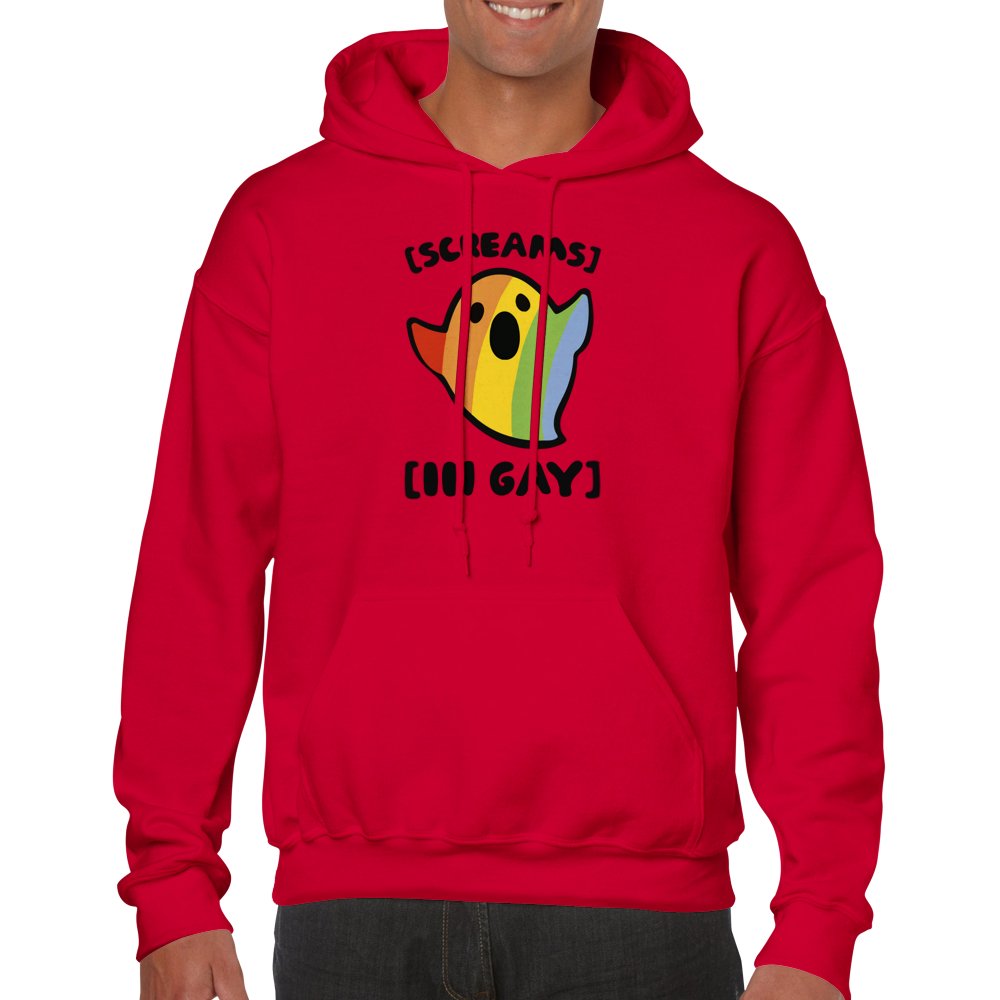 *Screams* [ in gay ] - Classic Unisex Pullover Hoodie - D.T III | Design & Photography