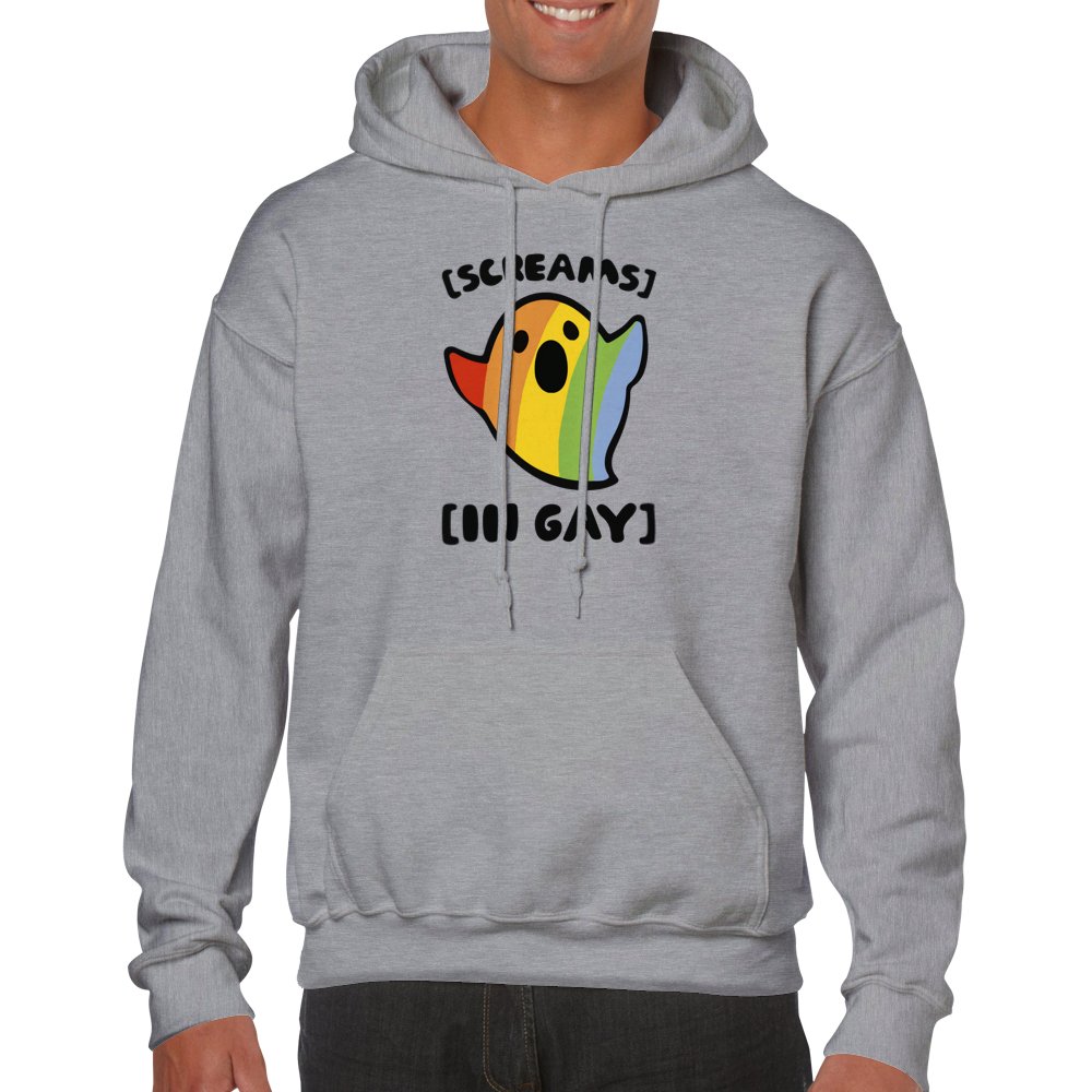 *Screams* [ in gay ] - Classic Unisex Pullover Hoodie - D.T III | Design & Photography