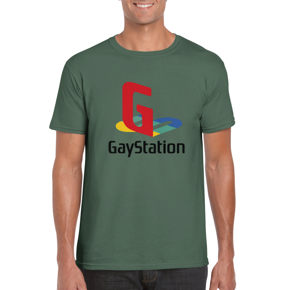 GayStation-Classic Unisex Crewneck T-shirt