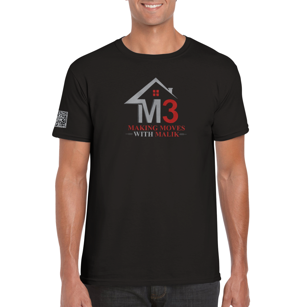 M3 Making Moves With Malik - (Custom Ink) Classic Unisex Crewneck T-shirt