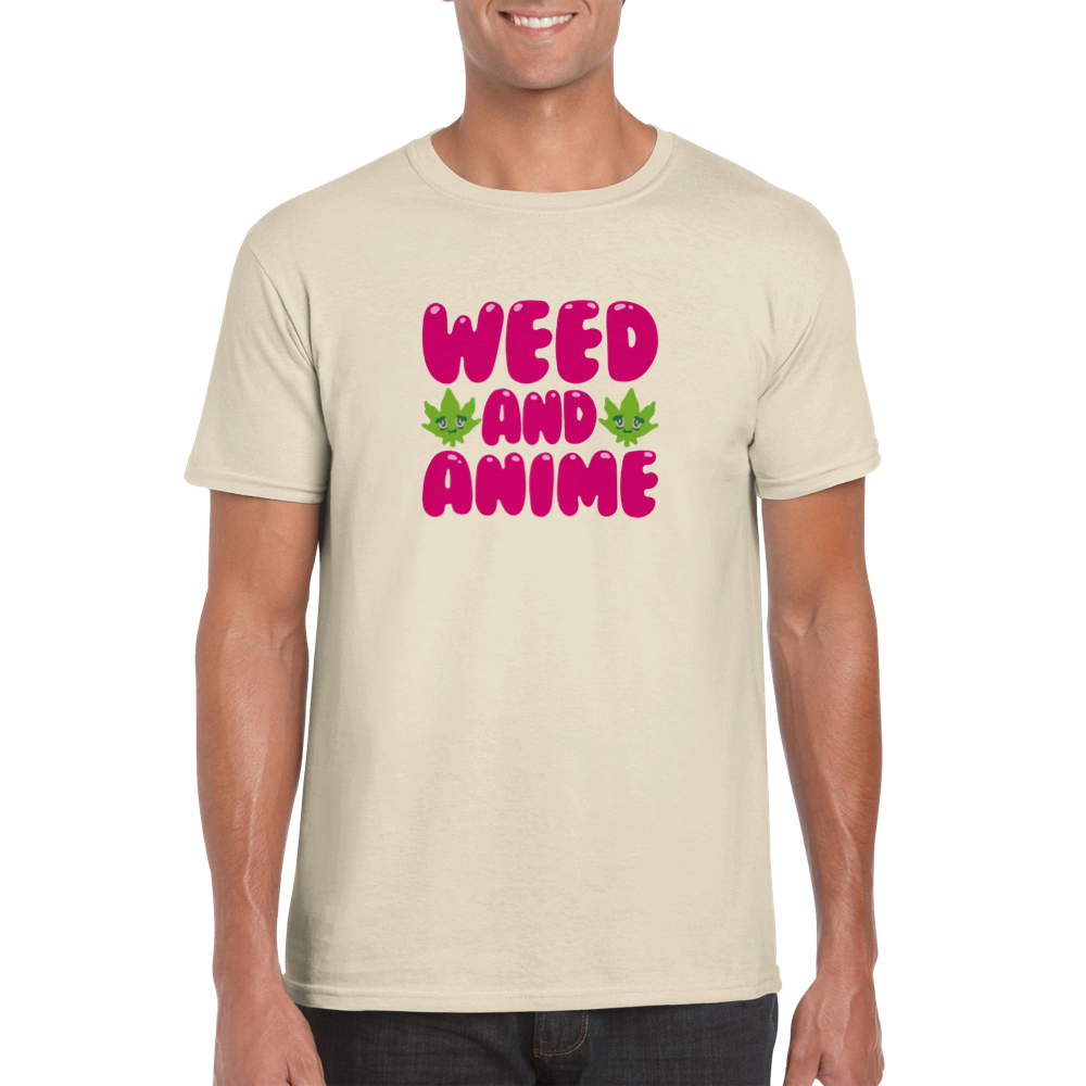 Weed and Anime -- Classic Unisex Crewneck T-shirt