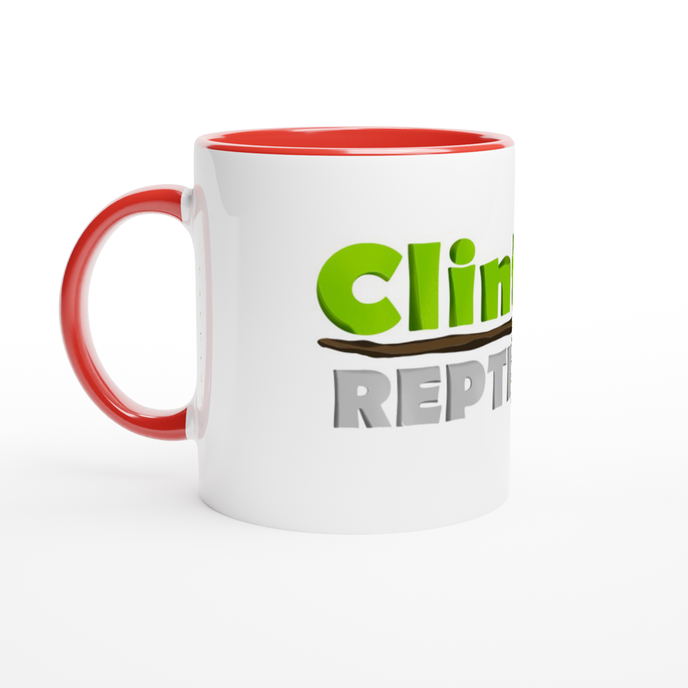 Clint's Reptiles -- White 11oz Ceramic Mug with Color Inside