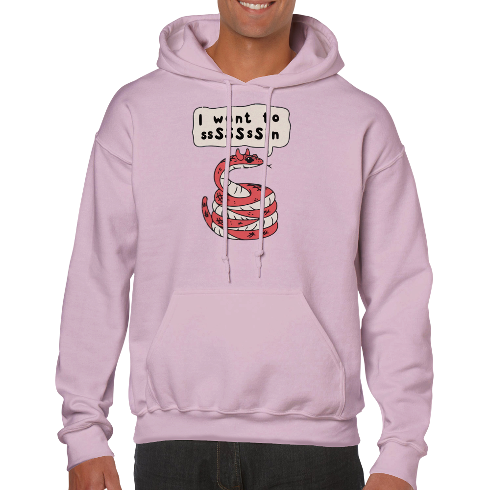 I want to ssSSsSin -- Classic Unisex Pullover Hoodie