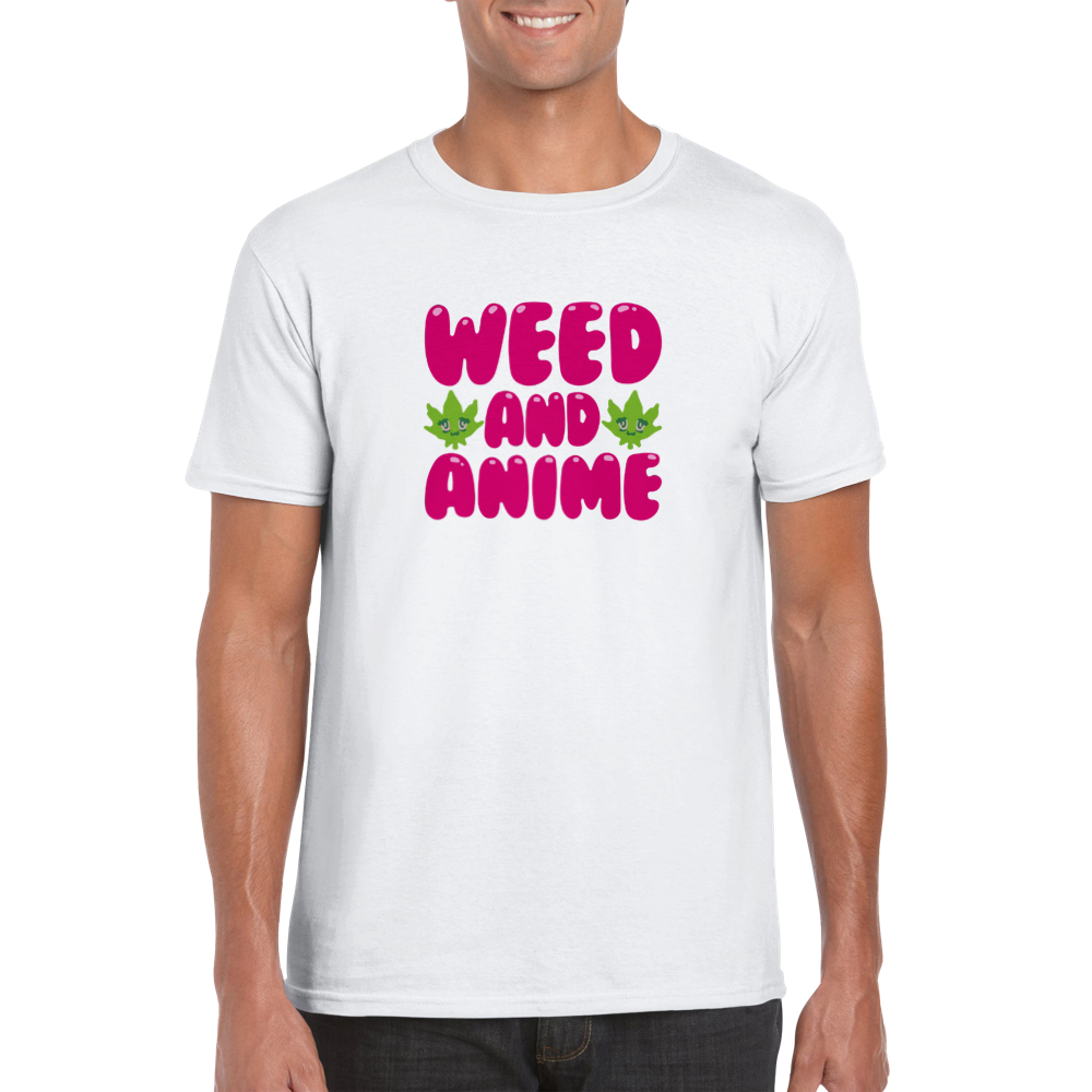 Weed and Anime -- Classic Unisex Crewneck T-shirt