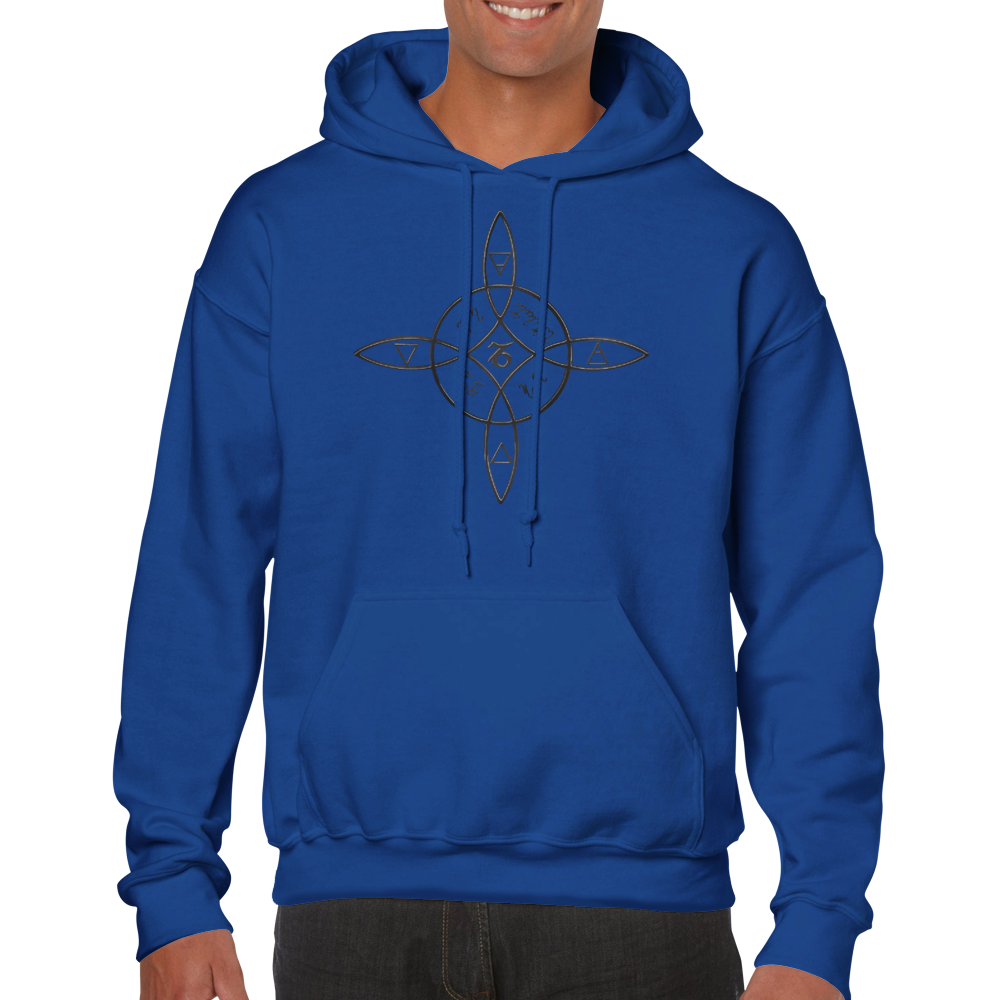 Gavin-Classic Unisex Pullover Hoodie (Black)