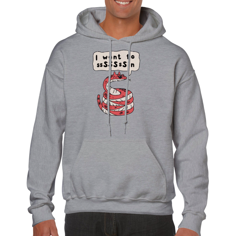 I want to ssSSsSin -- Classic Unisex Pullover Hoodie