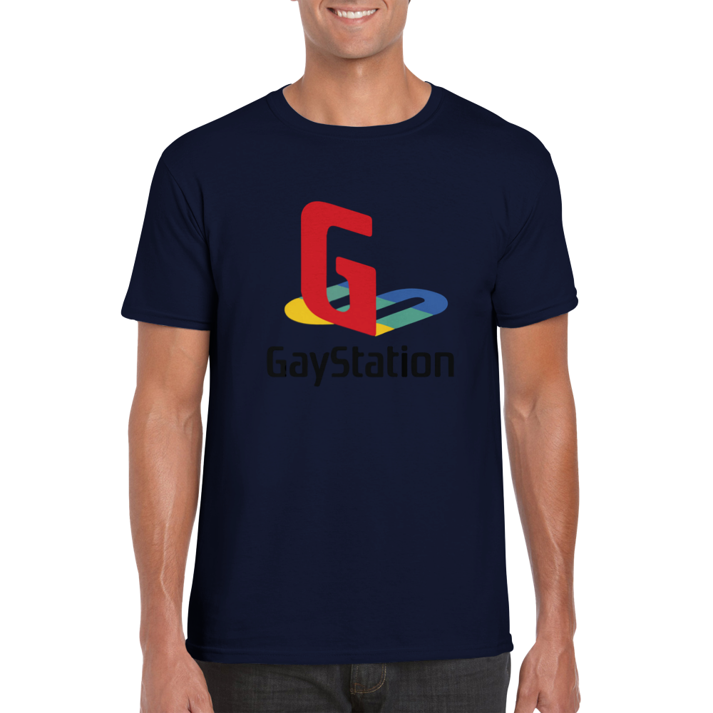 GayStation-Classic Unisex Crewneck T-shirt