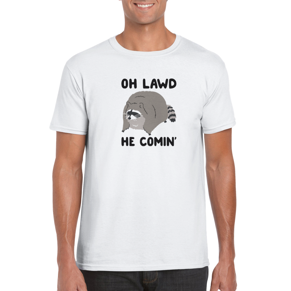 Oh Lawd, He Comin'! -- Classic Unisex Crewneck T-shirt