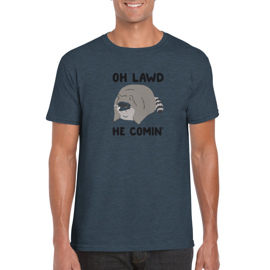 Oh Lawd, He Comin'! -- Classic Unisex Crewneck T-shirt