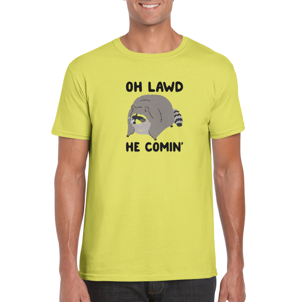 Oh Lawd, He Comin'! -- Classic Unisex Crewneck T-shirt