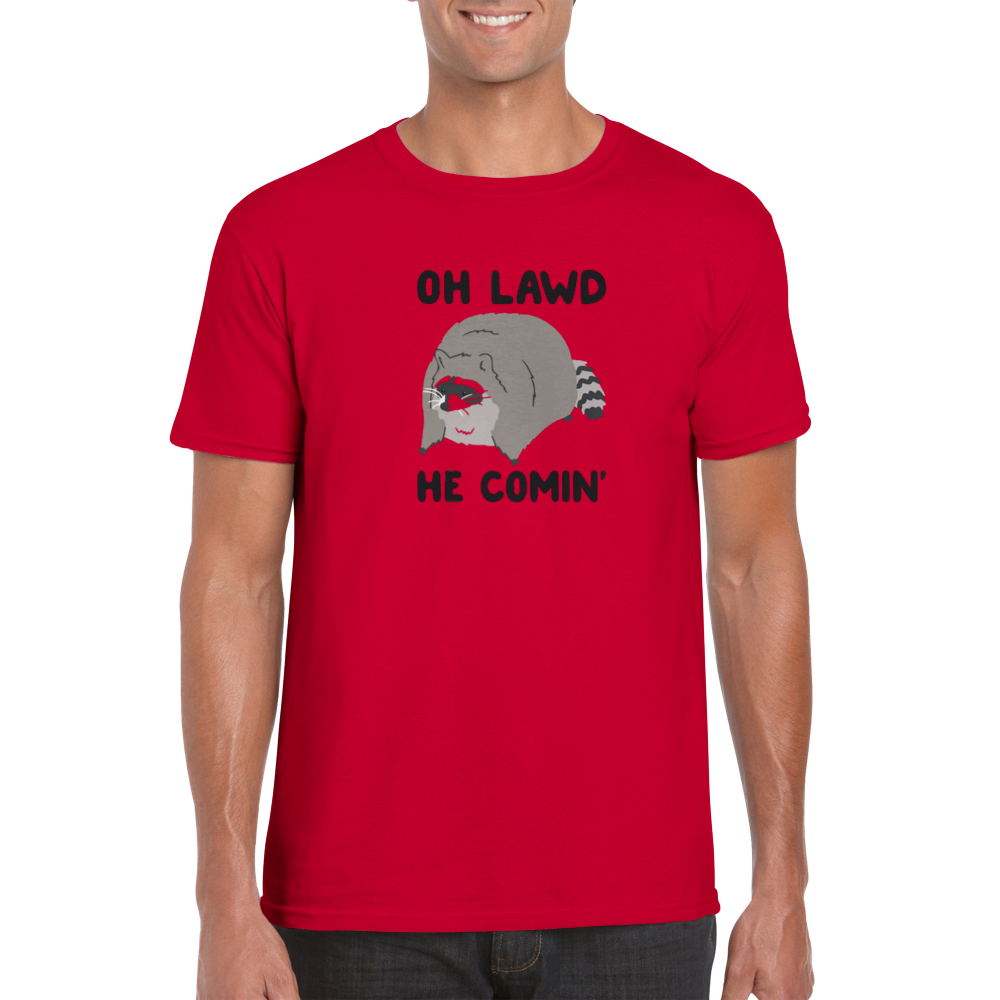 Oh Lawd, He Comin'! -- Classic Unisex Crewneck T-shirt