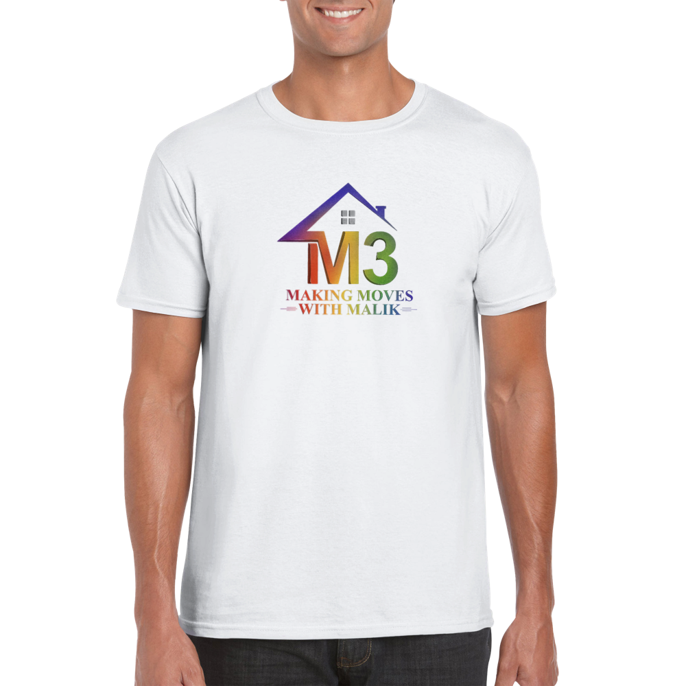 M3 - Making Moves with Malik (Rainbow) Classic Unisex Crewneck T-shirt