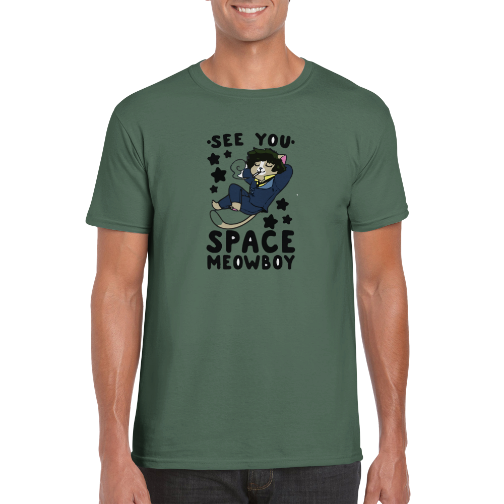 See You Space Meowboy  - Classic Unisex Crewneck T-shirt