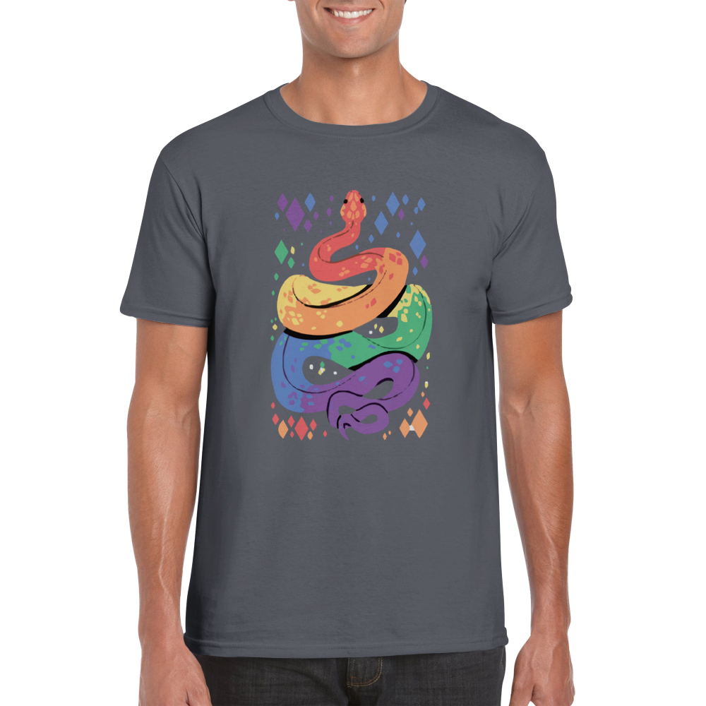 Rainbow Snake-Classic Unisex Crewneck T-shirt