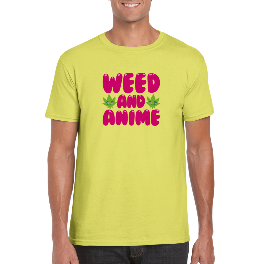 Weed and Anime -- Classic Unisex Crewneck T-shirt