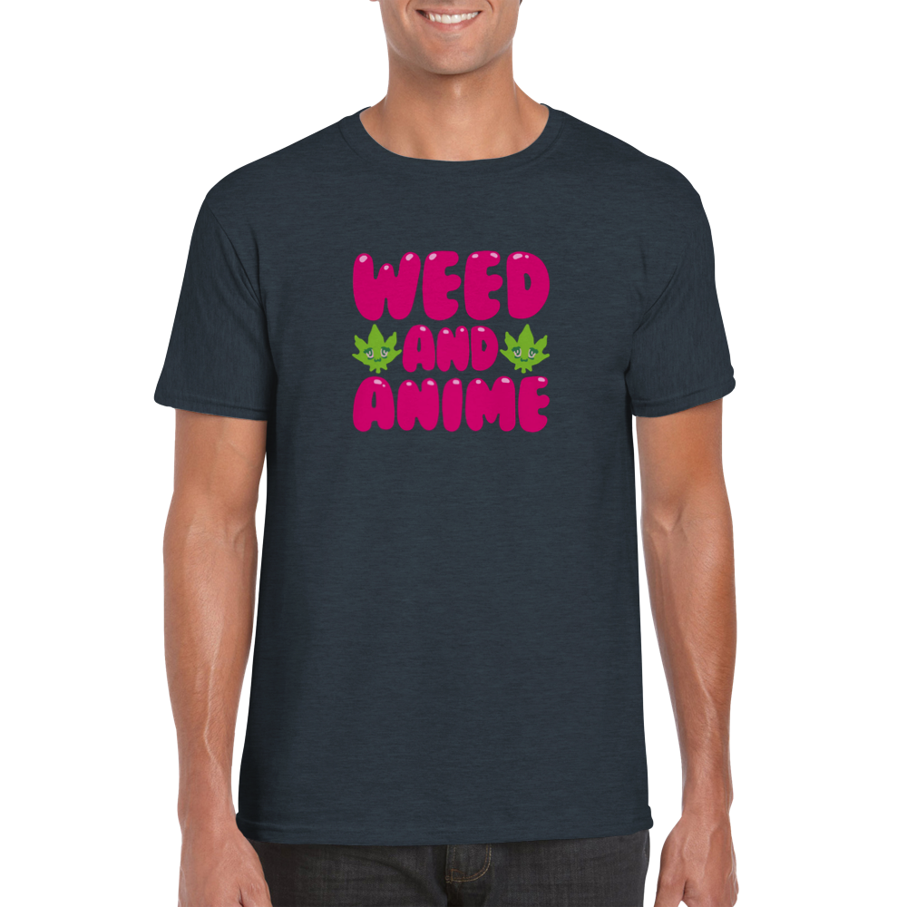 Weed and Anime -- Classic Unisex Crewneck T-shirt