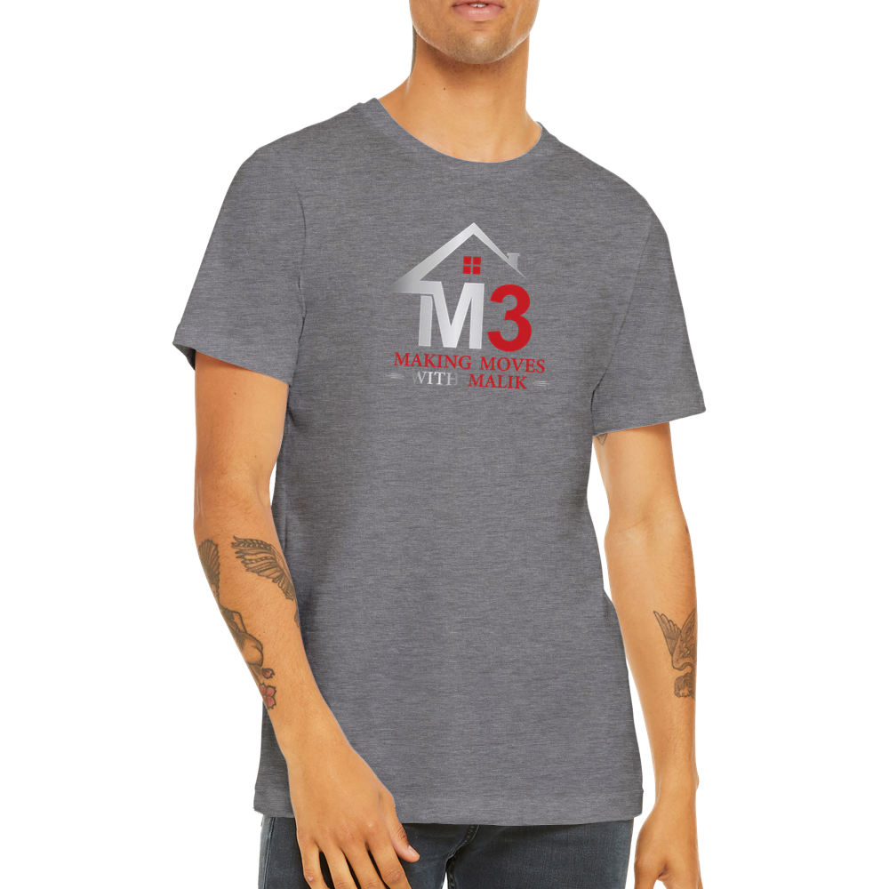 M3 Making Moves With Malik - Premium Unisex Crewneck T-shirt