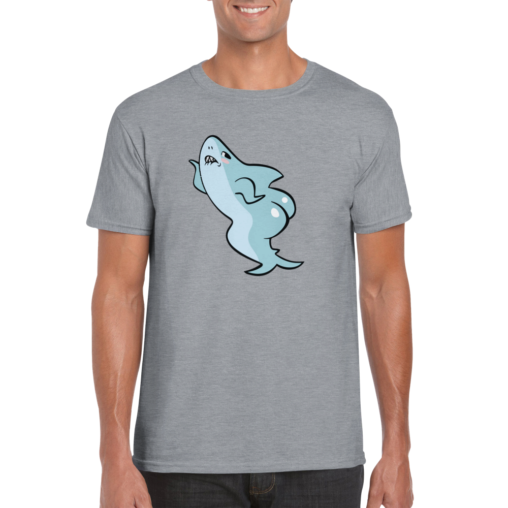 Thicc Shark -- Classic Unisex Crewneck T-shirt