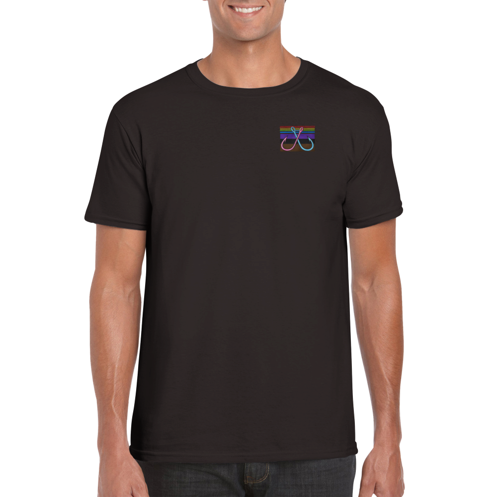 Crossing Hooks (Rainbow) Classic Unisex Crewneck T-shirt