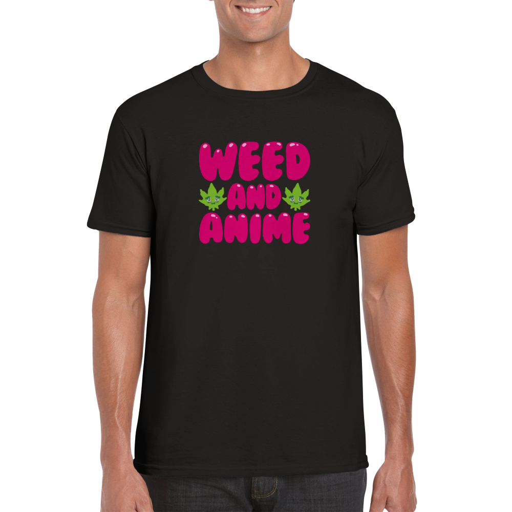 Weed and Anime -- Classic Unisex Crewneck T-shirt