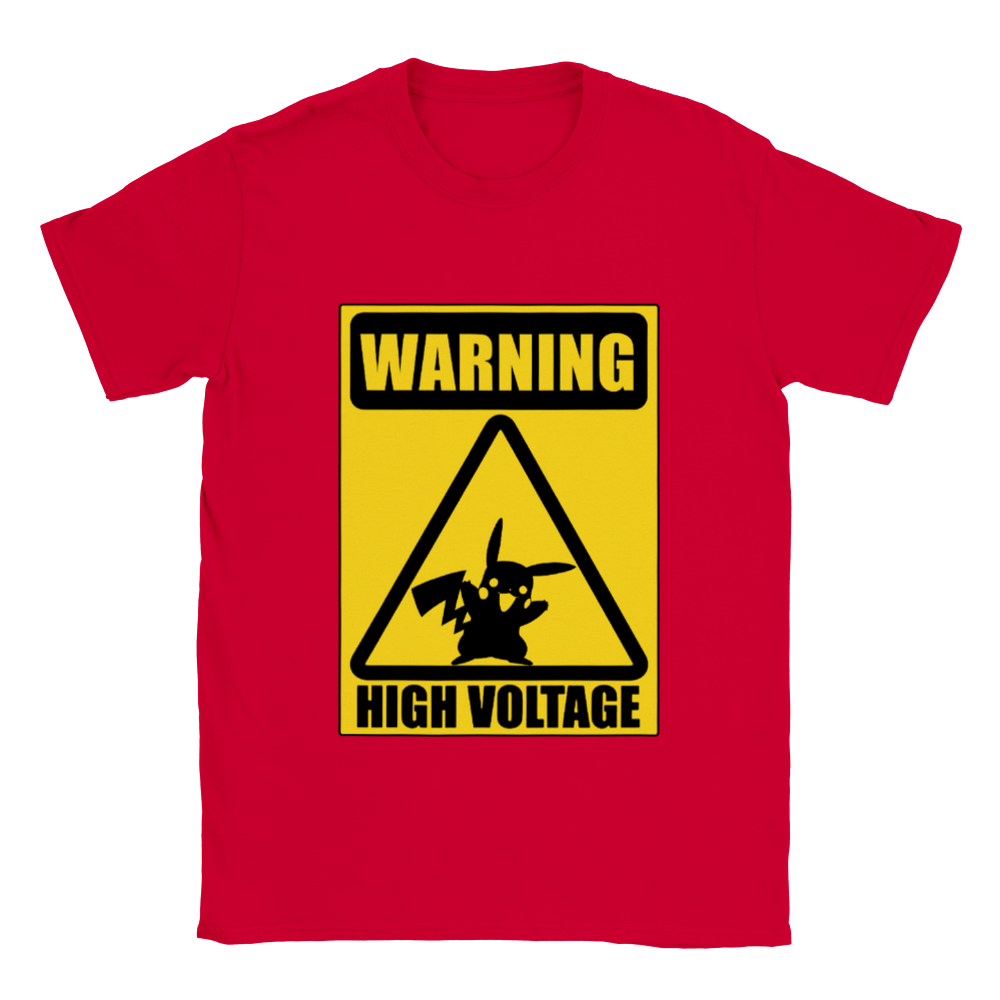 Warning! High Voltage - Classic Unisex Crewneck T-shirt