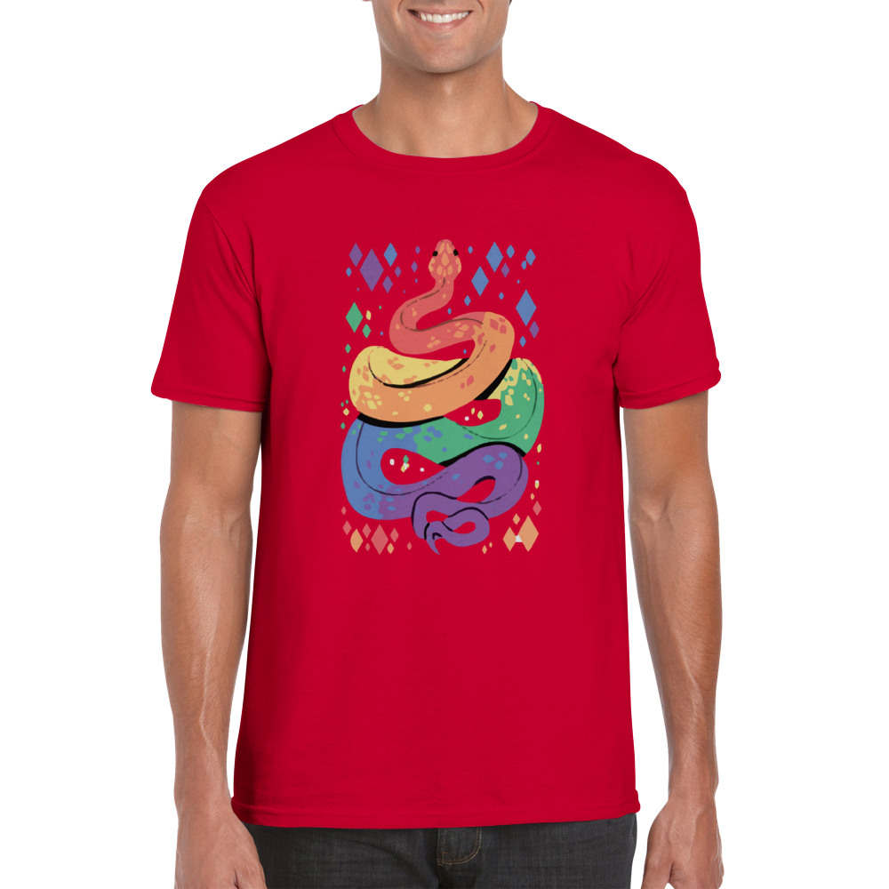 Rainbow Snake-Classic Unisex Crewneck T-shirt