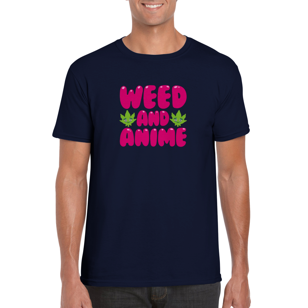 Weed and Anime -- Classic Unisex Crewneck T-shirt