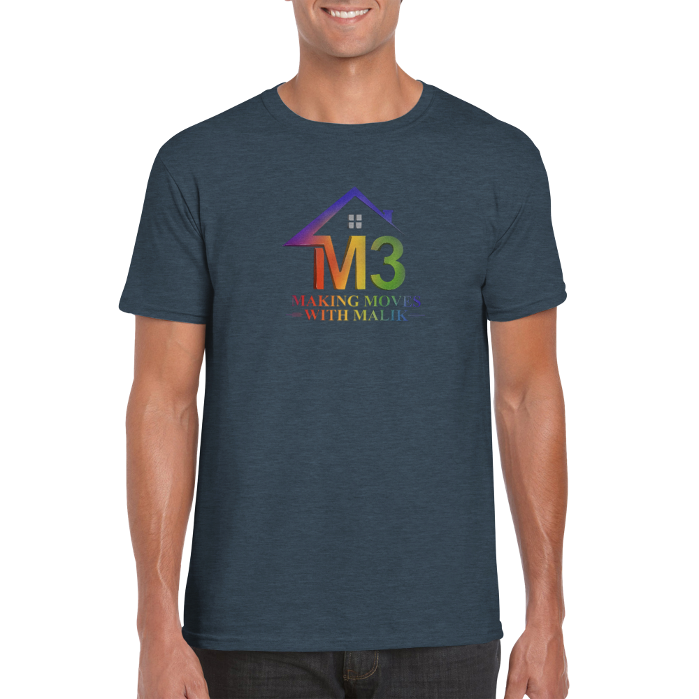 M3 - Making Moves with Malik (Rainbow) Classic Unisex Crewneck T-shirt