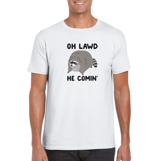 Oh Lawd, He Comin'! -- Classic Unisex Crewneck T-shirt