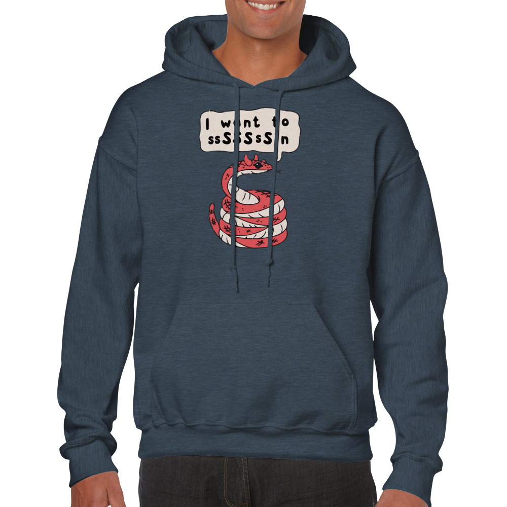 I want to ssSSsSin -- Classic Unisex Pullover Hoodie