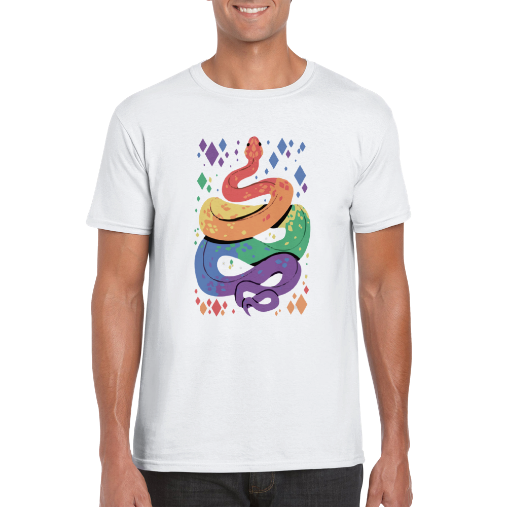 Rainbow Snake-Classic Unisex Crewneck T-shirt