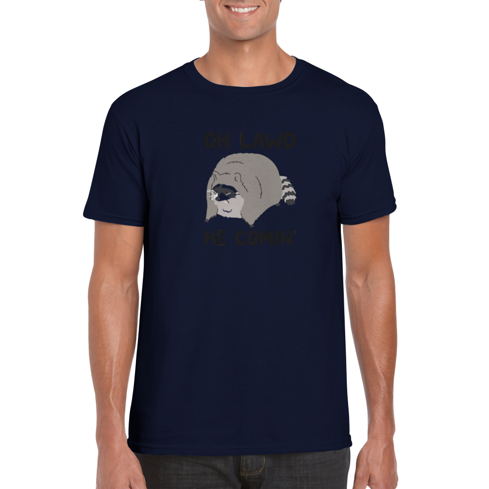 Oh Lawd, He Comin'! -- Classic Unisex Crewneck T-shirt