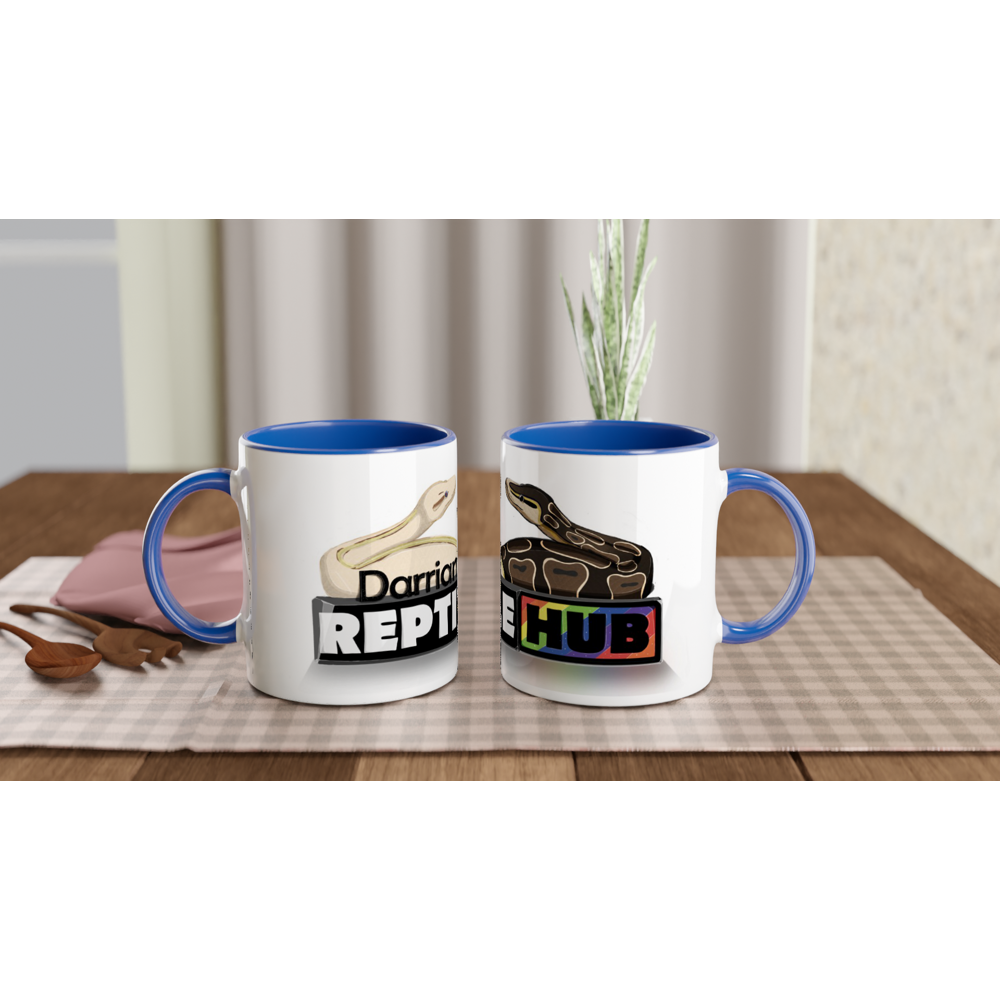 Darrian's Reptile Hub -  11oz Ceramic Mug with Color Inside